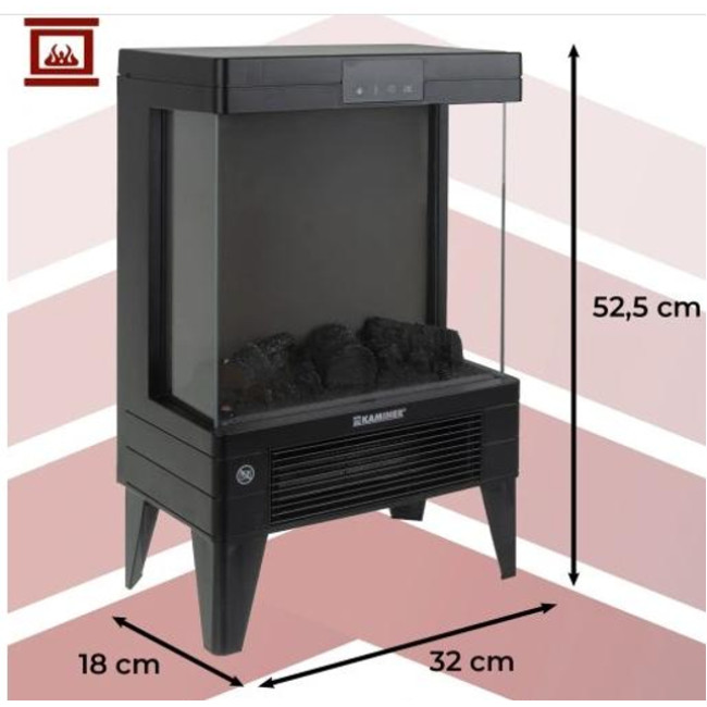 Электрокамин с эффектом живого пламени EMBEGO 26400