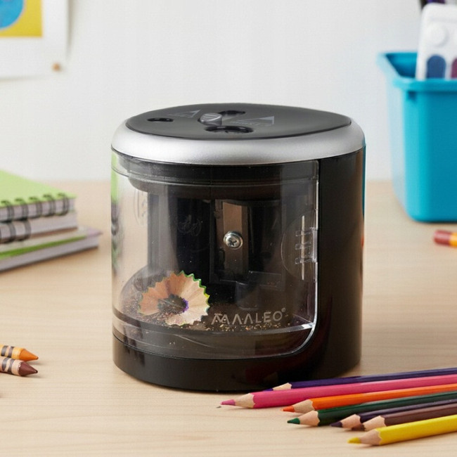 Электрическая точилка Maaleo 26046 двойная, 2 отверстия, сменные лезвия