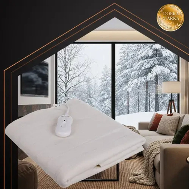 Електроодеяло з пультом 190*80см Ruhhy 26200, 65 Вт