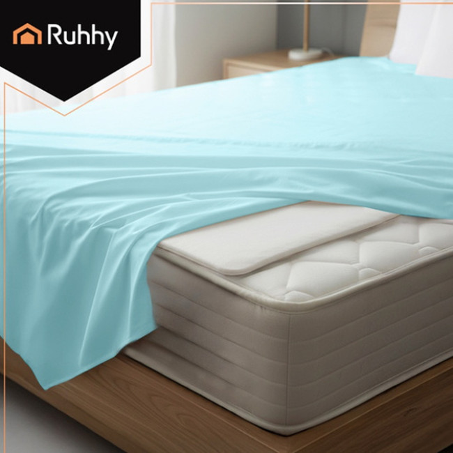 Електропростинь з підігрівом Ruhhy 26201 White електричне підкладочне ковдра на 65 Вт 3 режими 150 х 80 см