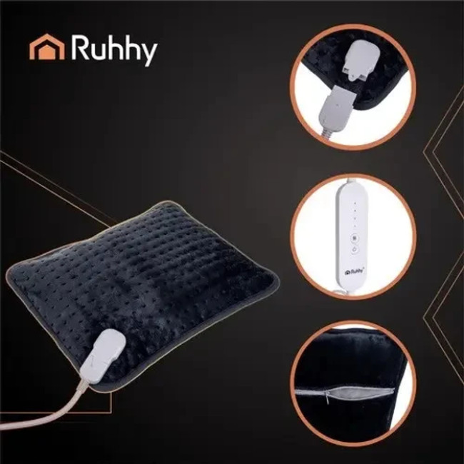 Электрогрелка подушка с подогревом Ruhhy 26220, 40x30 см 50 Вт, 4 режима