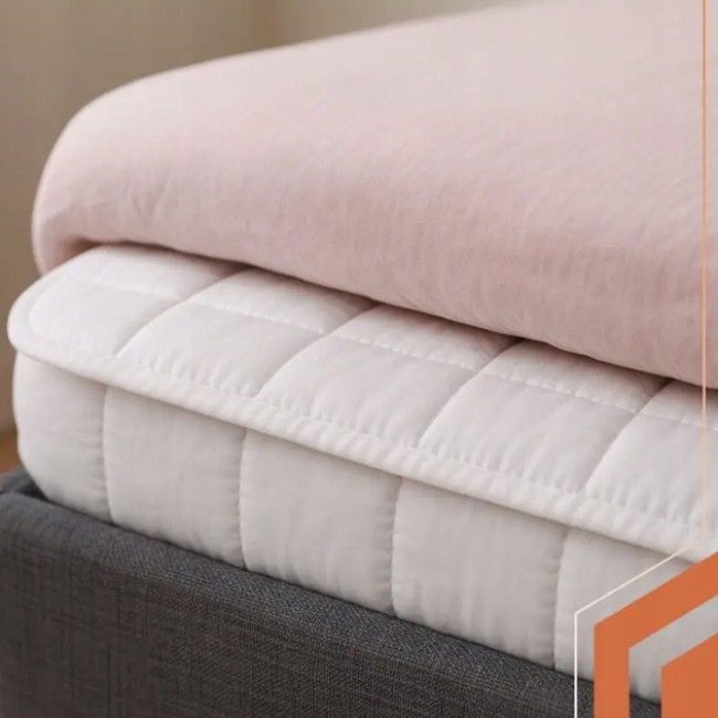 Электропростынь с подогревом Ruhhy 26223 электрический двуспальный наматрасник 140 Вт 2 зоны с таймером 203x152 см