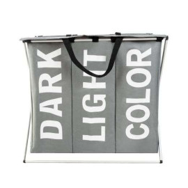 Корзина для бeлья - 3 відділення на складній рамі Ruhhy Корзина для бeлья - 3 відділення на складній рамі Ruhhy