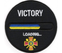 Шеврон SteelCats Victory Loading... \ кол \ тк.чорна \ нарукавна емблема (3045)