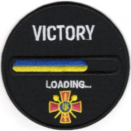 Шеврон СтілКетс Вікторі Лоадінг... \ кол \ тк.чорна \ нарукавна емблема (3045)