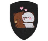 Шеврон SteelCats Bubu & Dudu \ колекційний \ тк.чорна \ нарукавна емблема (3679)