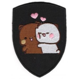 Шеврон SteelCats Bubu & Dudu \ колекційний \ тк.чорна \ нарукавна емблема (3679)