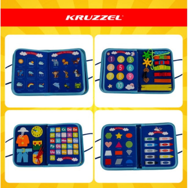 Настільна іграшка МОНТЕССОРІ Синя KRUZZEL 26881/n