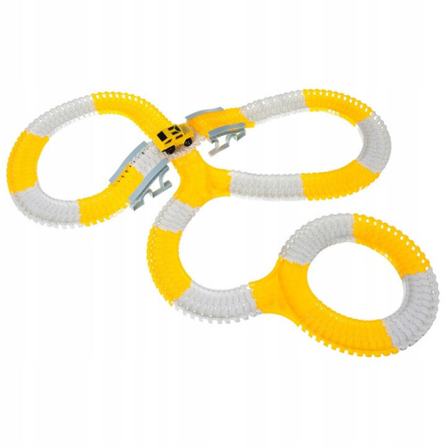 Автотрек, конструктор Iso Trade 26539 255 деталей, будівельна траса, машинки