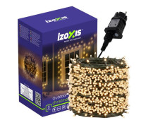 Новогодняя гирлянда для дома и улицы, теплый свет