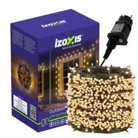 Новорічна гірлянда для дому та вулиці, теплий світло