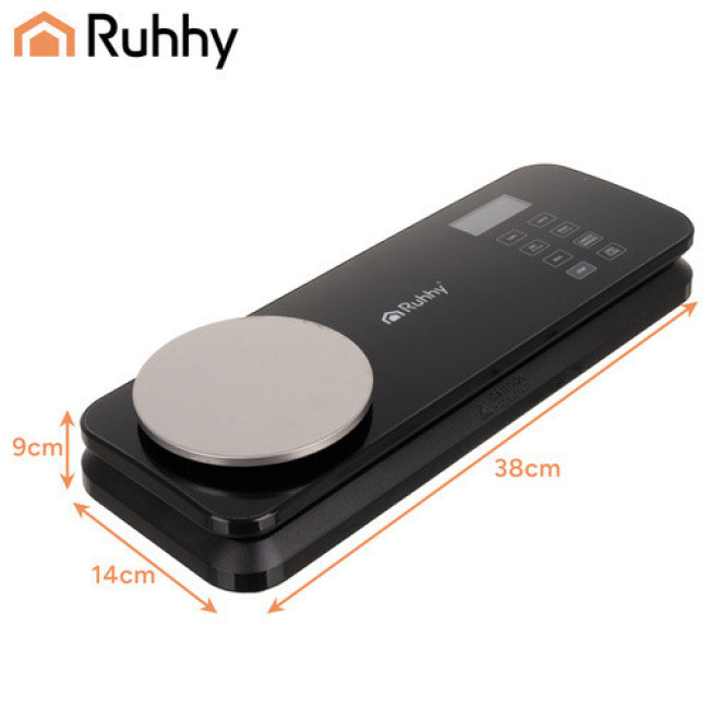 Вакууматор з вагами і ножем Ruhhy 24756 вакуумний пакувальник 120 Вт