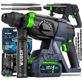 Дрель ударная аккумуляторная 1000Вт 20В Wuber (Польша)