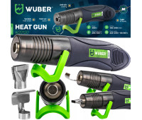 Фен будівельний портативний Wuber 350Вт 350°C з регулюванням температури (Польща)