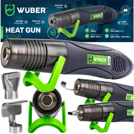 Фен строительный портативный Wuber 350Вт 350°C с регулировкой температуры (Польша)