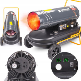 Тепловая пушка дизельная на колесах с термостатом Powermat 40кВт (Польша)