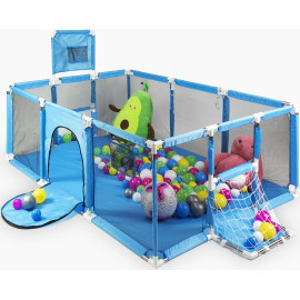 Детский манеж голубой 180?120см Diego