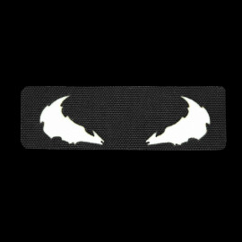 Шеврон Camotec Очі Венома (2.5*8) Чорний/Люмін Лазерна різка (8855)