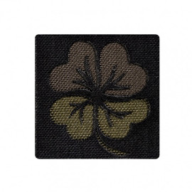 Шеврон Camotec Конюшина (4.5*4.5) Чорний Лазерна різка