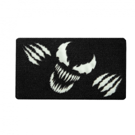 Шеврон Camotec Веном 2.0 Чорний/Люмін Лазерна Різка (8685)