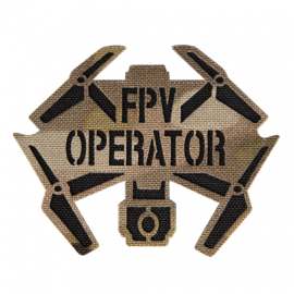 Шеврон Camotec FPV Operator (6*8) МС Лазерна Різка (9351)