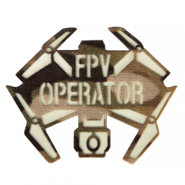 Шеврон Camotec FPV Operator (6*8) MC/Люмін Лазерна Різка