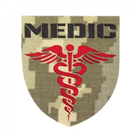 Шеврон Camotec Medic (7*8) Піксель Лазерна Різка (9149)