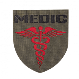 Шеврон Camotec Medic (7*8) Олива Лазерна Різка (9147)