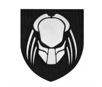 Шеврон Camotec Хижак НПУ (7*8) Чорний/Рефлект Лазерна Різка (9257)