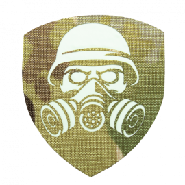 Шеврон Camotec Хім. Солдат (7*8) MC/Люмін Лазерна Різка (9020)