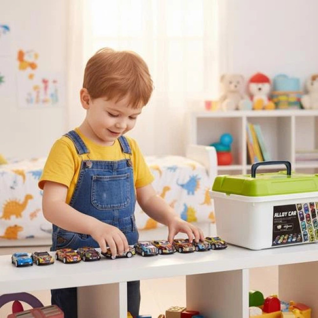 Набір машинок у валізці 50шт. Iso Trade 26603/n