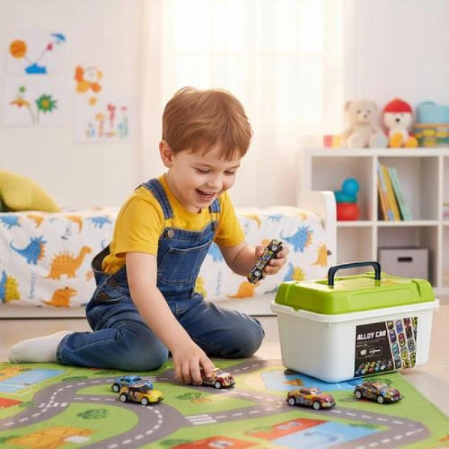 Набір машинок у валізці 50шт. Iso Trade 26603/n