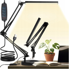 Настольная лампа Izoxis 26357 LED, 3 цвета, 10 уровней яркости, USB, 2-в-1