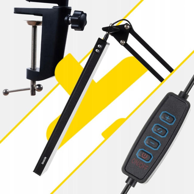 Настільна лампа Izoxis 26357 LED, 3 кольори, 10 рівнів яскравості, USB, 2-в-1