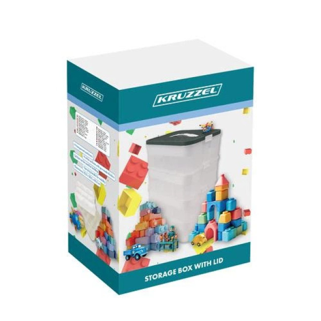 Контейнер для конструктора – 4 рівні Kruzzel 25758