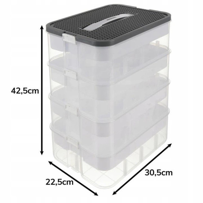 Контейнер для конструктора – 4 рівні Kruzzel 25758