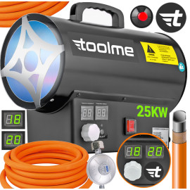 Тепловая пушка с термостатом 25кВт Toolme (Польша)