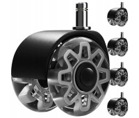 Безшумні роликові колеса для офісного крісла на підшипниках Ruhhy 2.5