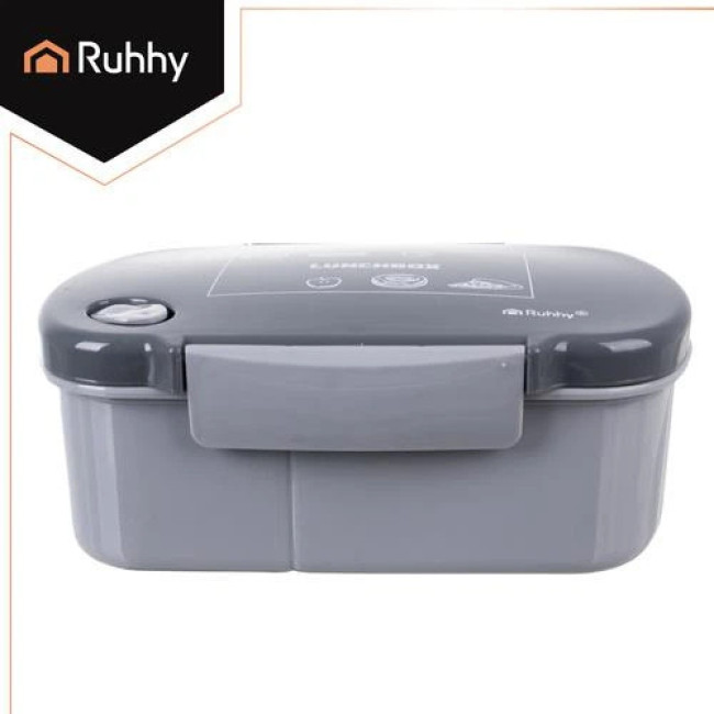 Ланчбокс, контейнер для їжі 800 мл сірий Ruhhy 26169