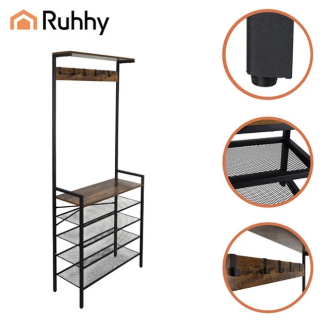 Вешалка для одежды напольная с крючками Ruhhy 27035/n