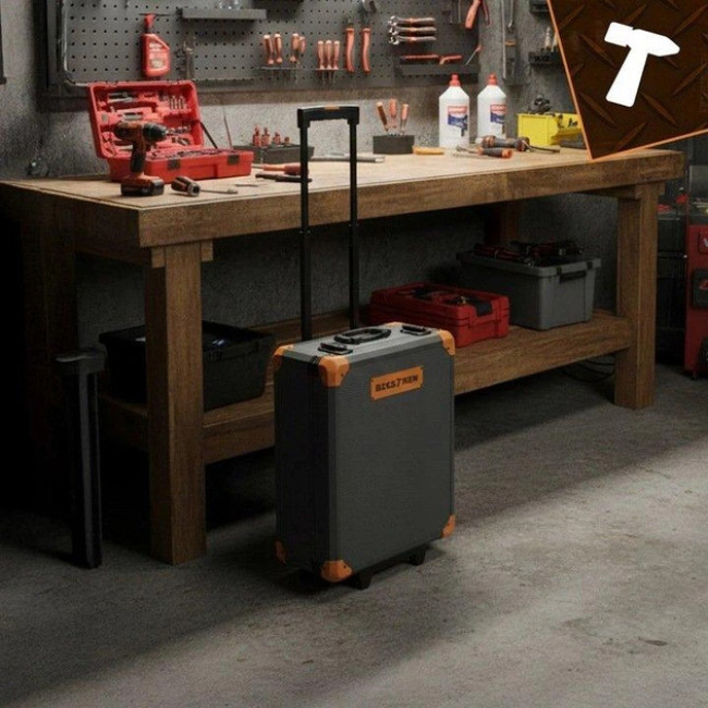 Набор инструментов Bigstren XXL 1000 элементов, алюминиевый чемодан, ключи, торцевые головки, биты (26510)