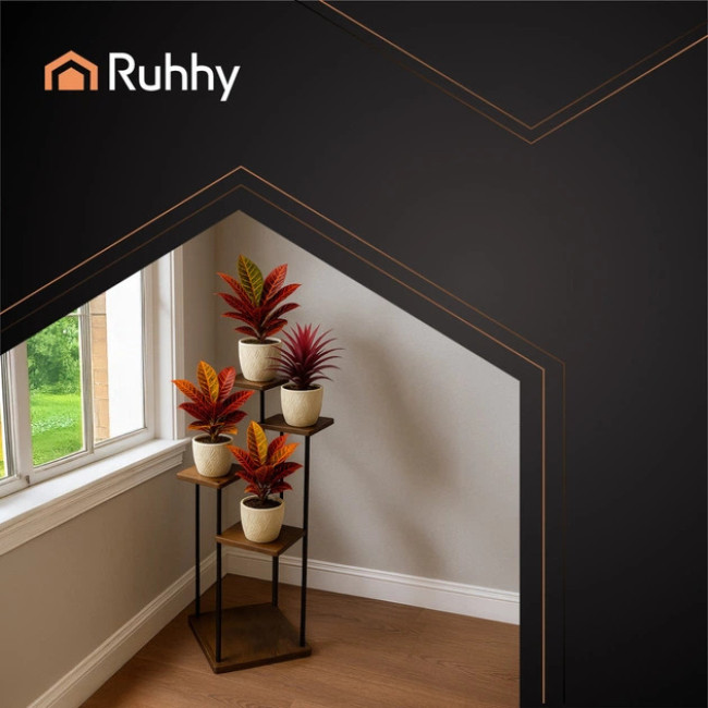 Підлогова стойка для квітів RUHHY на 5 рівнів у стилі Loft 25998/n