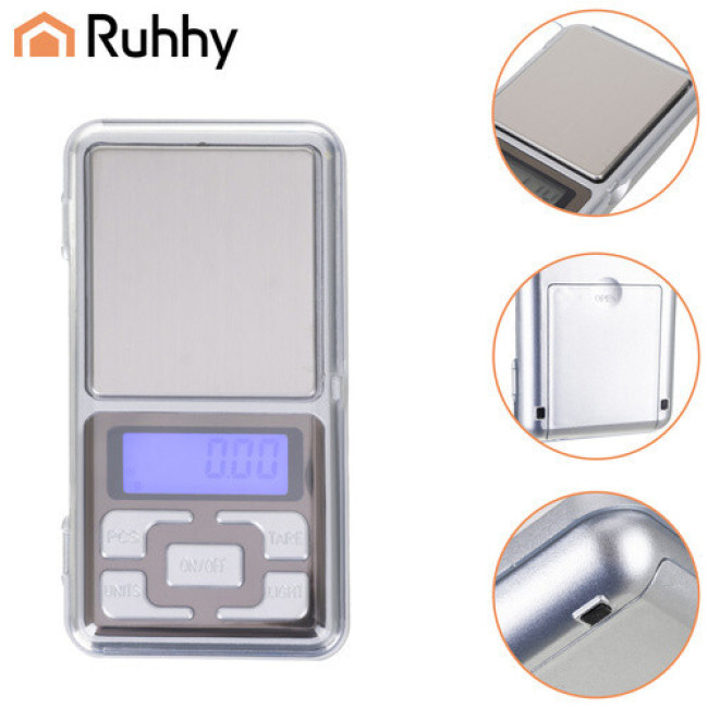 Електронні кишенькові ваги до 200 г точність до 0.01 Ruhhy (26092)