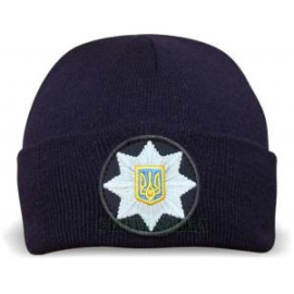 Шапка SteelCats Шапка темно-синя з кокардою поліції (4768)