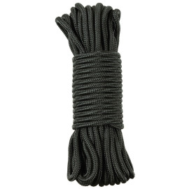 Парашутна мотузка Paracord MFH 5 мм 15 м - Black