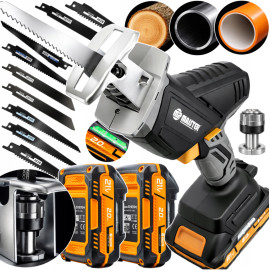 Аккумуляторная сабельная пила 21В 2Ач Majster Pro (Польша)