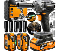 Гайковерт аккумуляторный ударный 500Нм Majster Pro (Польша)