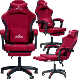 Кресло геймерское DIEGO Soft Cherry