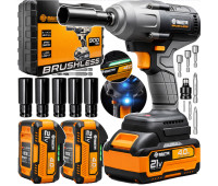 Гайковерт аккумуляторный ударный 900Нм Majster Pro (Польша)