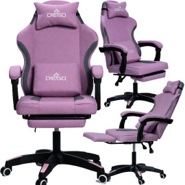 Кресло геймерское DIEGO Soft Pink